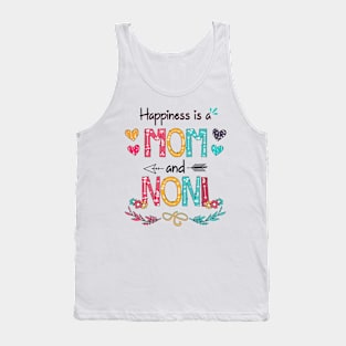 Happiness Is A Mom And Noni Wildflower Happy Mother's Day Tank Top